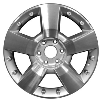 CCI® - 5-Spoke Diamond Cut Machined with Silver Vent 19x7.5 Alloy Factory Wheel - Remanufactured