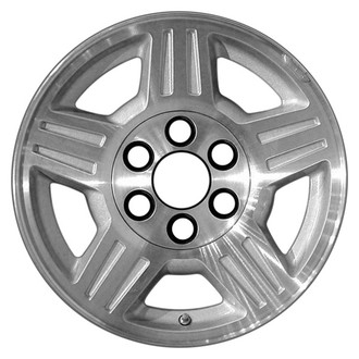 CCI® - 5-Spoke Machined with Silver Pockets 17x7.5 Alloy Factory Wheel - Remanufactured