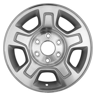 CCI® - 5-Spoke Machined Silver 17x7.5 Alloy Factory Wheel - Remanufactured