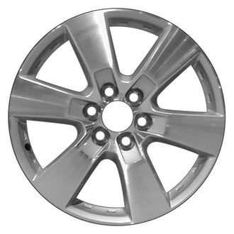 CCI® - 6-Spoke Silver with Machined Face 20x7.5 Alloy Factory Wheel - Replica