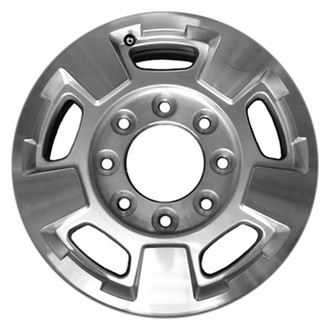 CCI® - 5-Slot Silver with Machined Accents 17x7.5 Alloy Factory Wheel - Remanufactured