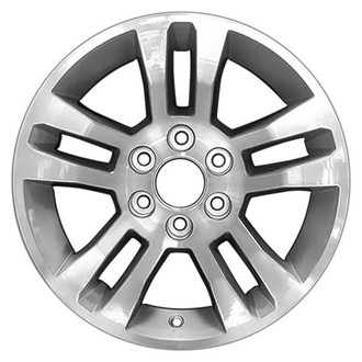 CCI® - Double 5-Spoke Machined and Silver 18x8.5 Alloy Factory Wheel - Remanufactured