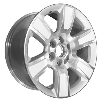 CCI® - 6 I-Spoke Machined and Light Silver 20x9 Alloy Factory Wheel - Remanufactured