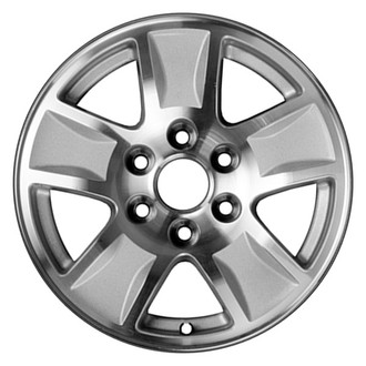 CCI® - 5-Spoke Machined and Sparkle Silver 17x8 Alloy Factory Wheel - Remanufactured