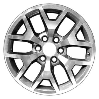 CCI® - 6 Y-Spoke Machined and Medium Charcoal Met 20x9 Alloy Factory Wheel - Remanufactured