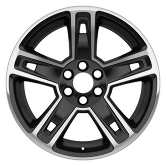 CCI® - Double 5-Spoke Machined and Gloss Black 22x9 Alloy Factory Wheel - Remanufactured