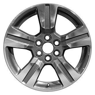 CCI® - 5-Spoke Slow Machined and Medium Charcoal Metallic 18x8.5 Alloy Factory Wheel - Remanufactured