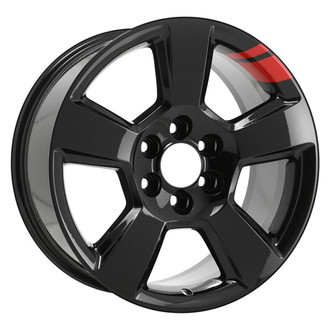 CCI® - 5-Spoke Black with Red Accents 20x9 Alloy Factory Wheel - Remanufactured