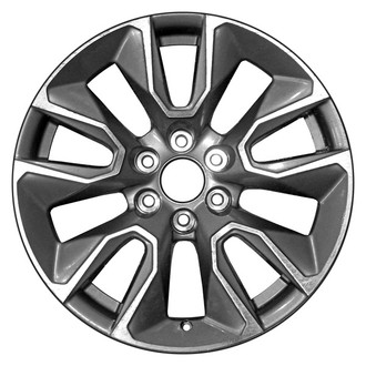 CCI® - 5 V-Spoke Machined and Dark Charcoal Metallic 20x9 Alloy Factory Wheel - Remanufactured