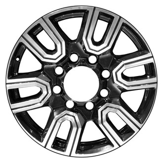CCI® - 6 Double-Spoke Machined Gloss Black 20x8.5 Alloy Factory Wheel - Remanufactured