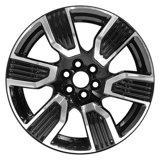 CCI® - 6 I-Spoke Black with Machined Face 20x8 Alloy Factory Wheel - Remanufactured