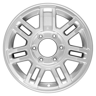 CCI® - 7 Double I-Spoke Machined and Silver 16x7.5 Alloy Factory Wheel - Remanufactured