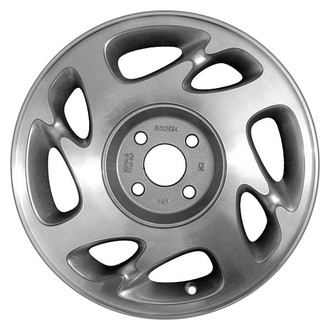CCI® - 8-Slot Flat Silver 15x6 Alloy Factory Wheel - Remanufactured