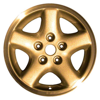 CCI® - 5-Spoke Machined and Gold 15x7 Alloy Factory Wheel - Remanufactured