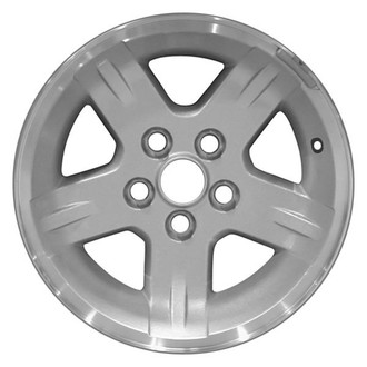 CCI® - 5-Spoke Machined Lip with Silver Face 15x8 Alloy Factory Wheel - Remanufactured
