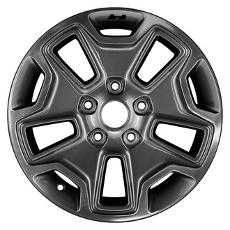 CCI® - 5-Slot Black Metallic with Gray Sticker 17x7.5 Alloy Factory Wheel - Remanufactured