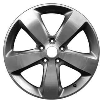 CCI® - 5-Spoke Machined and Charcoal 20x8 Alloy Factory Wheel - Remanufactured