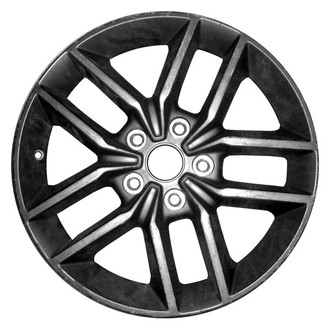 CCI® - Double 5-Spoke Polished Dark Charcoal Metallic 18x8 Alloy Factory Wheel - Replica