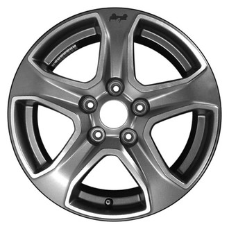 CCI® - 5-Spoke Polished and Light Charcoal 17x7.5 Alloy Factory Wheel - Remanufactured