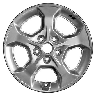 CCI® - 5-Spoke Painted Medium Silver Metallic With Sticker 17x7.5" Alloy Factory Wheel - Remanufactured