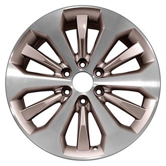 CCI® - 6 Double-Spoke Machined and Medium Tan Metallic 20x8.5 Alloy Factory Wheel - Remanufactured