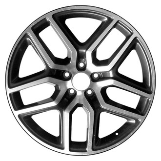 CCI® - Double 5-Spoke Charcoal with Machined Accents 20x9 Alloy Factory Wheel - Replica