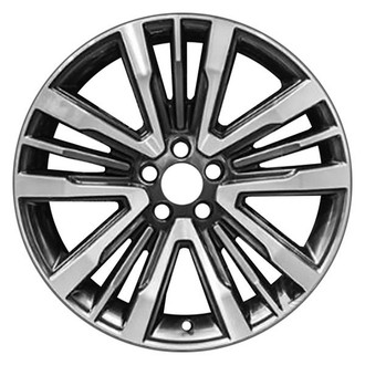 CCI® - Triple 5-Spoke Charcoal with Machined Face 20x8.5 Alloy Factory Wheel - Replica