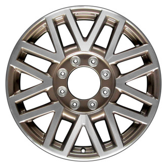 CCI® - 8 V-Spoke Machined and Medium Tan Metallic 20x8 Alloy Factory Wheel - Remanufactured