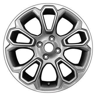 CCI® - 10-Slot Machined and Charcoal 17x7 Alloy Factory Wheel - Remanufactured