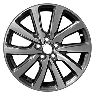 CCI® - 10 Spiral-Spoke Charcoal with Machined Accents 18x8 Alloy Factory Wheel - Remanufactured