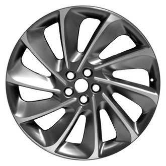 CCI® - 10 Turbine-Spoke Dark Smoked Hypersilver 21x9 Alloy Factory Wheel - Remanufactured
