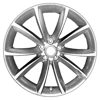 CCI® - 5 Turbine-Spoke Machined and Medium Charcoal Metallic 20x8.5 Alloy Factory Wheel - Remanufactured