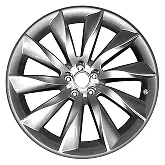 CCI® - Double 5-Spoke Machined and Charcoal 21x8.5 Alloy Factory Wheel - Remanufactured