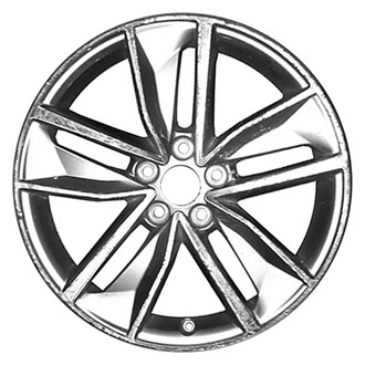 CCI® - Double 5-Spoke Machined and Medium Silver Metallic 18x7 Alloy Factory Wheel - Remanufactured