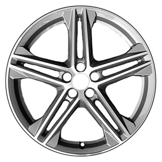 CCI® - Double 5-Spoke Machined and Dark Charcoal Metallic 20x8 Alloy Factory Wheel - Remanufactured