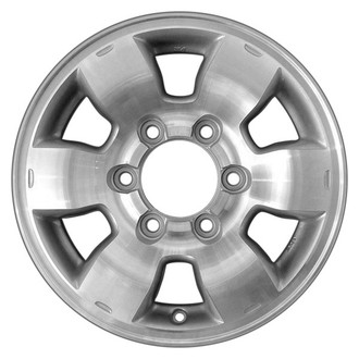 CCI® - 6 I-Spoke Silver Full Face with Textured Windows 15x6 Alloy Factory Wheel - Remanufactured