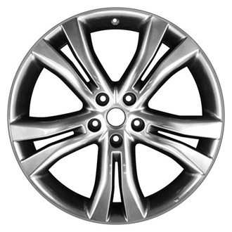 CCI® - Double 5-Spoke Medium Smoked Hyper Silver 20x7.5 Alloy Factory Wheel - Remanufactured