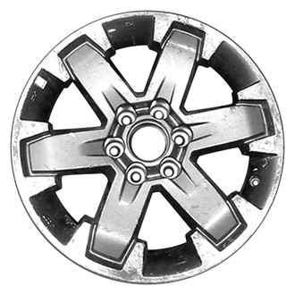 CCI® - 6 I-Spoke Medium Charcoal Metallic Flange Cut 16x7 Alloy Factory Wheel - Remanufactured