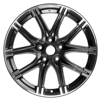 CCI® - 5 V-Spoke Machined and Metallic Black 18x7 Alloy Factory Wheel - Remanufactured