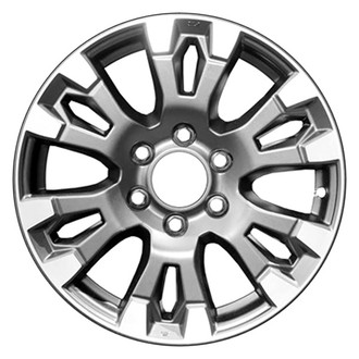 CCI® - 6 V-Spoke Machined and Charcoal 18x7.5 Alloy Factory Wheel - Remanufactured