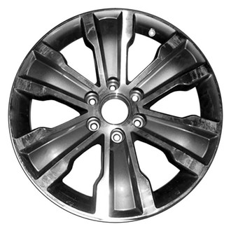 CCI® - 6 I-Spoke Machined and Medium Charcoal Metallic 20x8 Alloy Factory Wheel - Remanufactured