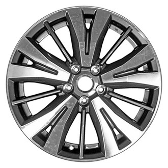 CCI® - 5 W-Spoke Machined and Medium Charcoal 18x7.5 Alloy Factory Wheel - Remanufactured