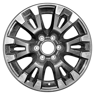 CCI® - 6 V-Spoke Dark Charcoal with Machined Flange 18x8 Alloy Factory Wheel - Remanufactured