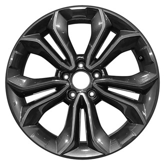 CCI® - 6 V-Spoke Machined and Dark Charcoal 18x7.5 Alloy Factory Wheel - Remanufactured
