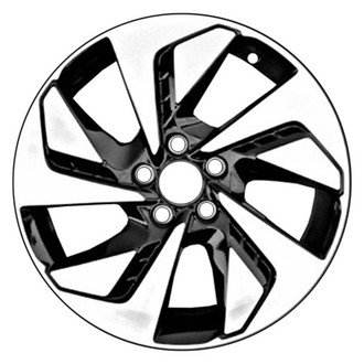 CCI® - 5 Spiral-Spoke Machined and Gloss Black 18x7 Alloy Factory Wheel - Remanufactured