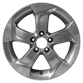 CCI® - 5 Turbine-Spoke Machined and Silver Metallic 17x7.5 Alloy Factory Wheel - Remanufactured