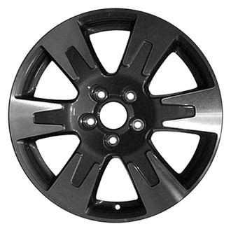 CCI® - 6 I-Spoke Machined and Dark Charcoal Metallic 18x8 Alloy Factory Wheel - Remanufactured