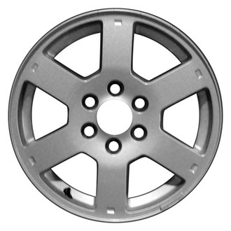 CCI® - 6 I-Spoke Silver 17x7 Alloy Factory Wheel - Remanufactured