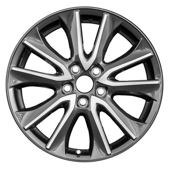 CCI® - 10-Spoke Machined Dark Charcoal Metallic 18x7 Alloy Factory Wheel - Remanufactured