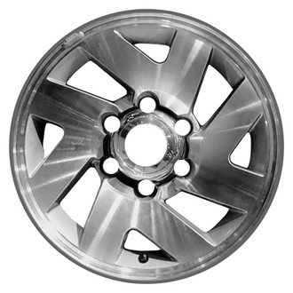 CCI® - 8 Spiral-Spoke Machined with Lite Silver Vent 16x7 Alloy Factory Wheel - Remanufactured